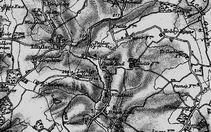 Old map of Duck End in 1895