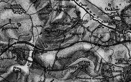 Old map of Duck End in 1896
