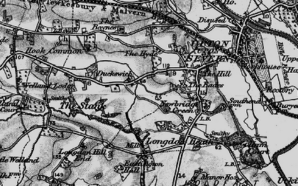 Old map of Duckswich in 1898