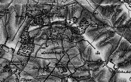 Old map of Duddenhoe End in 1896