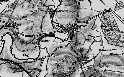 Old map of Duddington in 1898