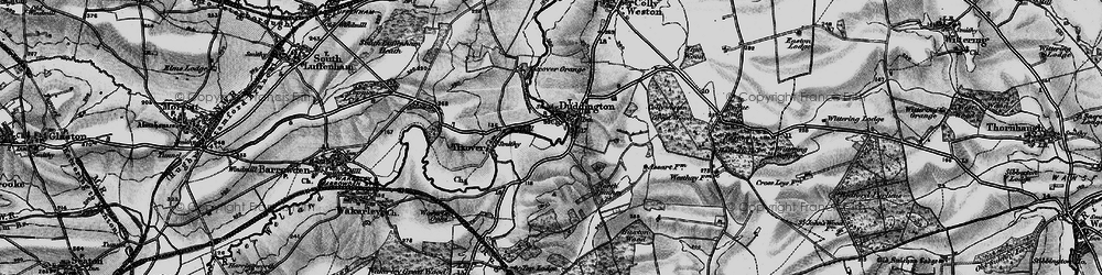 Old map of Duddington in 1898
