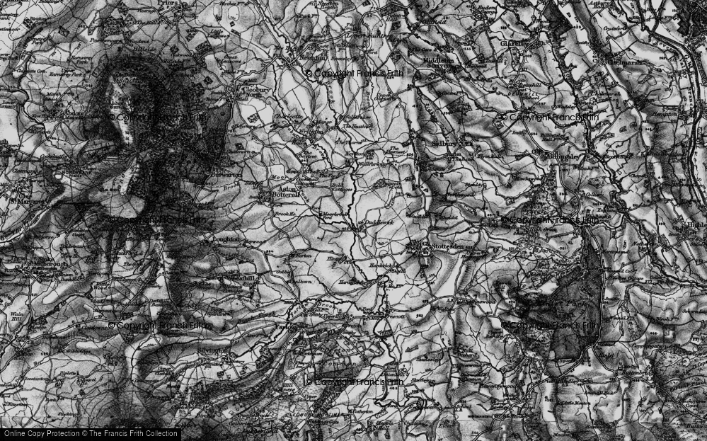 Old Map of Duddlewick, 1899 in 1899