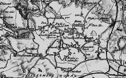 Old map of Dudleston Grove in 1897
