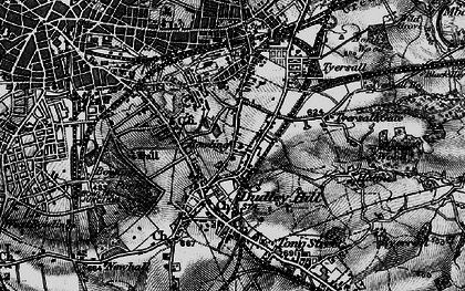 Old map of Dudley Hill in 1896