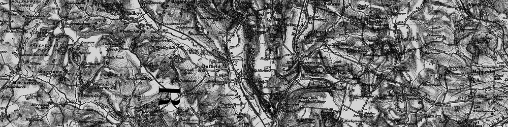 Old map of Duffieldbank in 1895