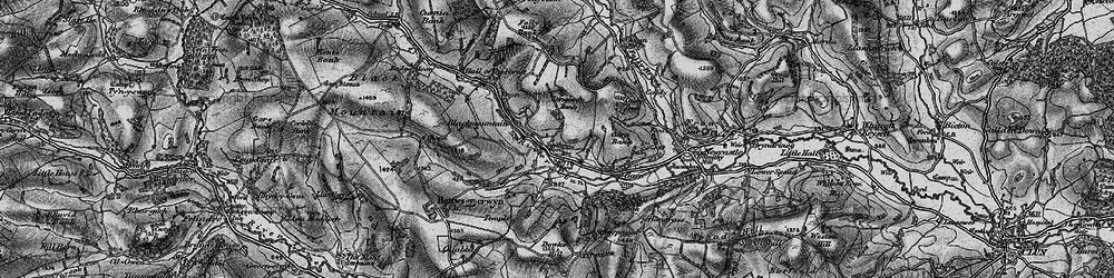 Old map of Duffryn in 1899