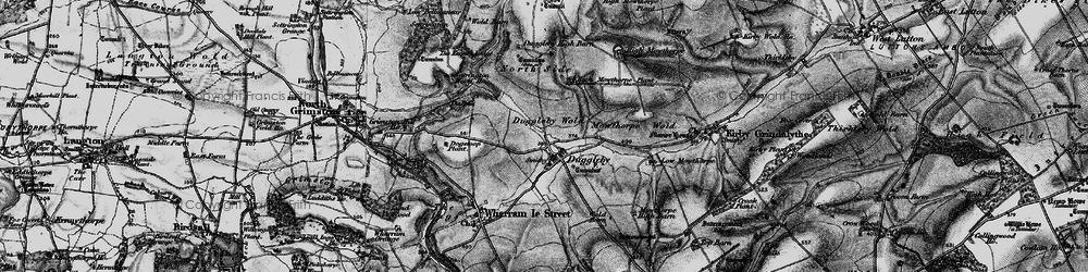 Old map of Duggleby in 1898