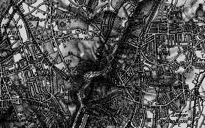 Old map of Dulwich in 1895