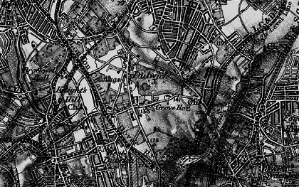 Old map of Dulwich Village in 1895