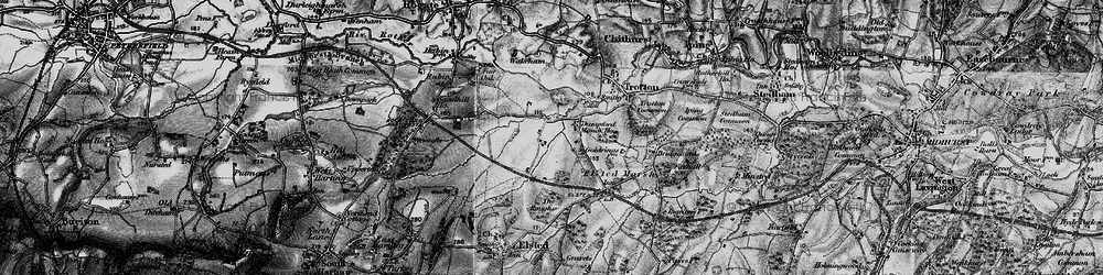 Old map of Dumpford in 1895