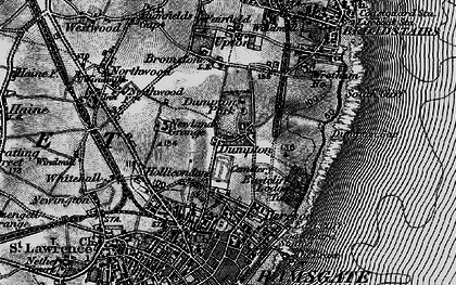 Old map of Dumpton in 1895