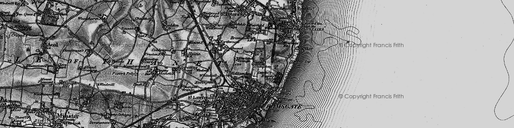 Old map of Dumpton in 1895