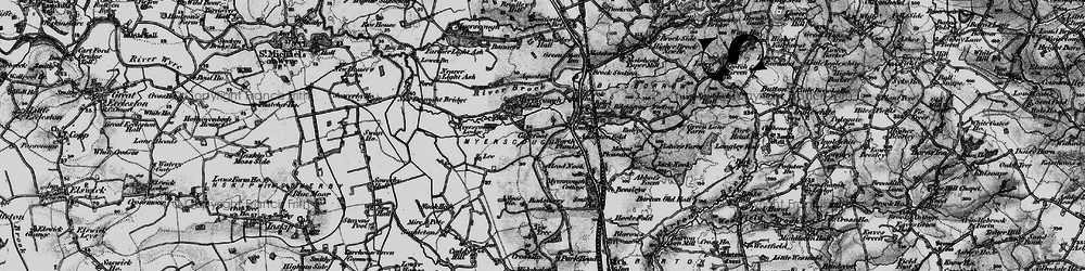 Old map of Duncombe in 1896