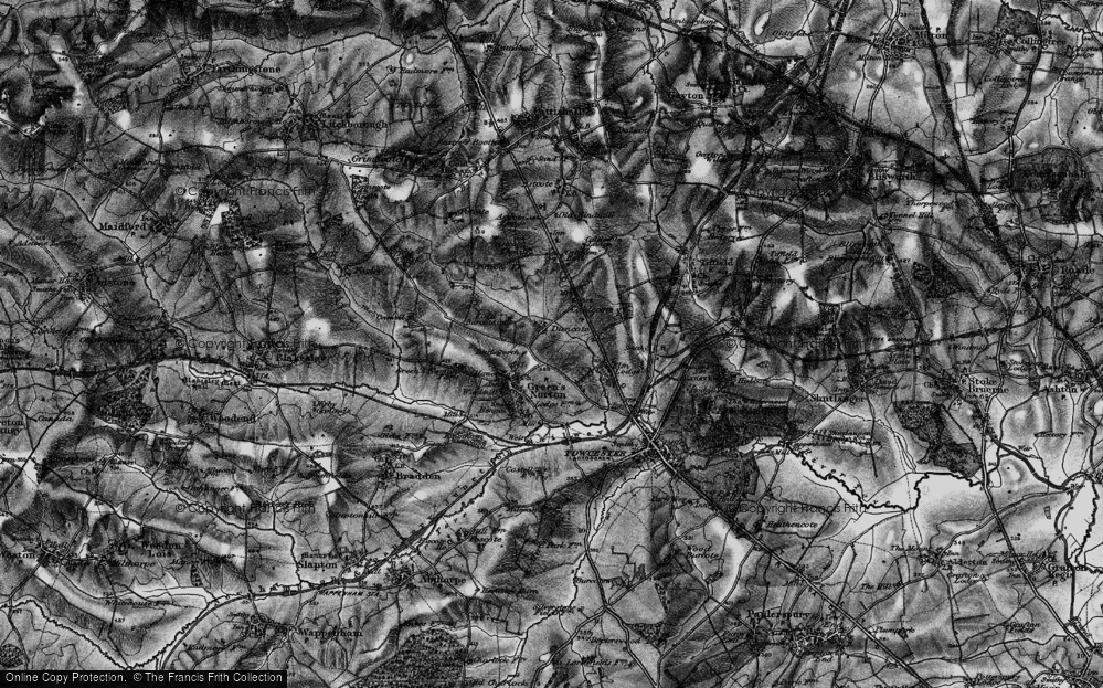 Old Map of Duncote, 1896 in 1896