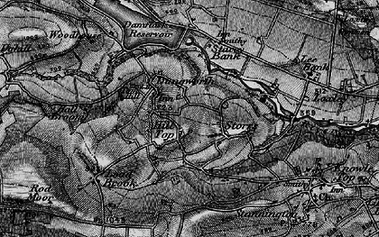 Old map of Dungworth in 1896