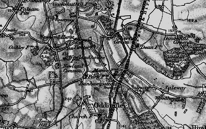 Old map of Dunhampstead in 1898