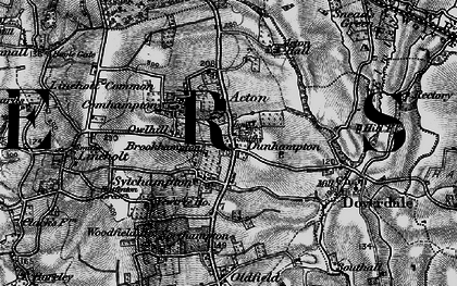 Old map of Dunhampton in 1898