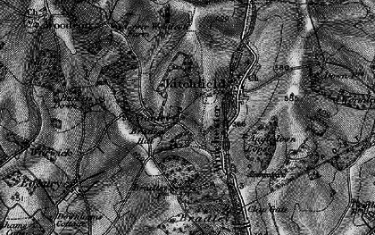 Old map of Dunley in 1895