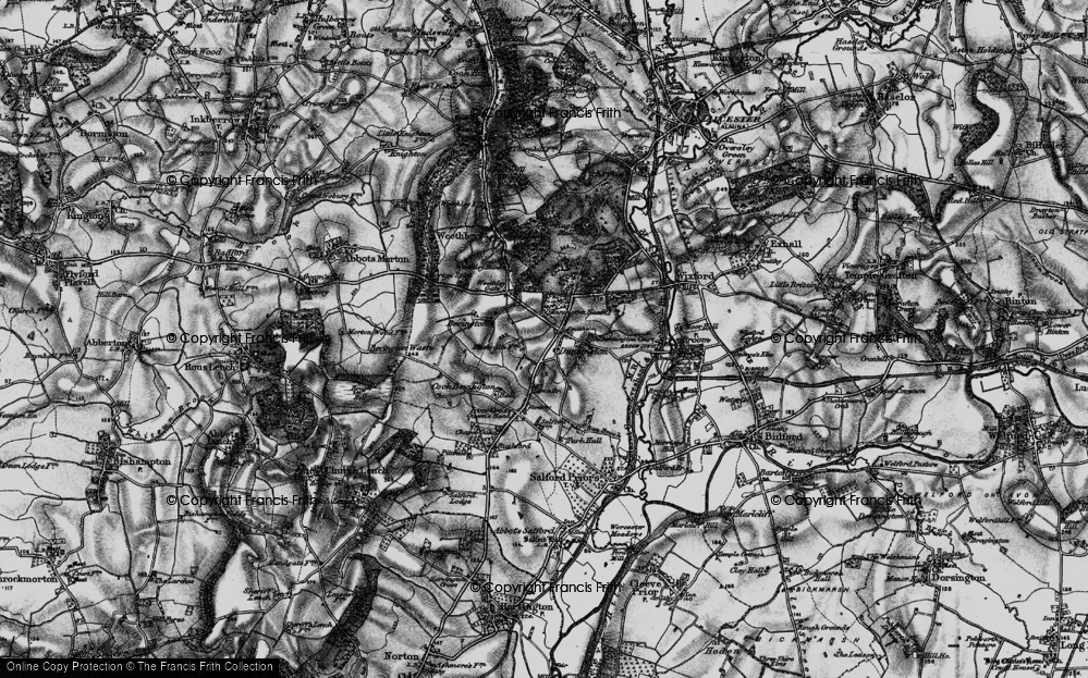 Old Map of Dunnington, 1898 in 1898