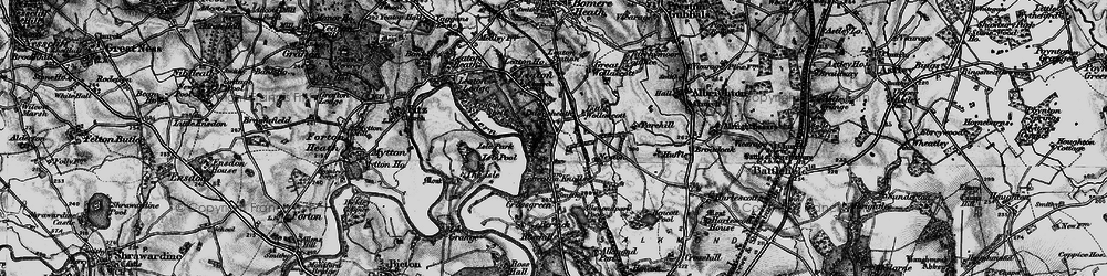 Old map of Dunnsheath in 1899