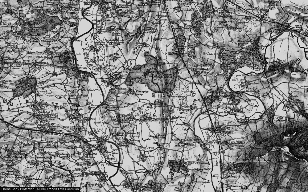 Old Maps of Croome Park, Hereford & Worcester