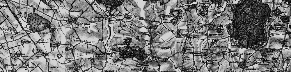 Old map of Dunstall Green in 1898
