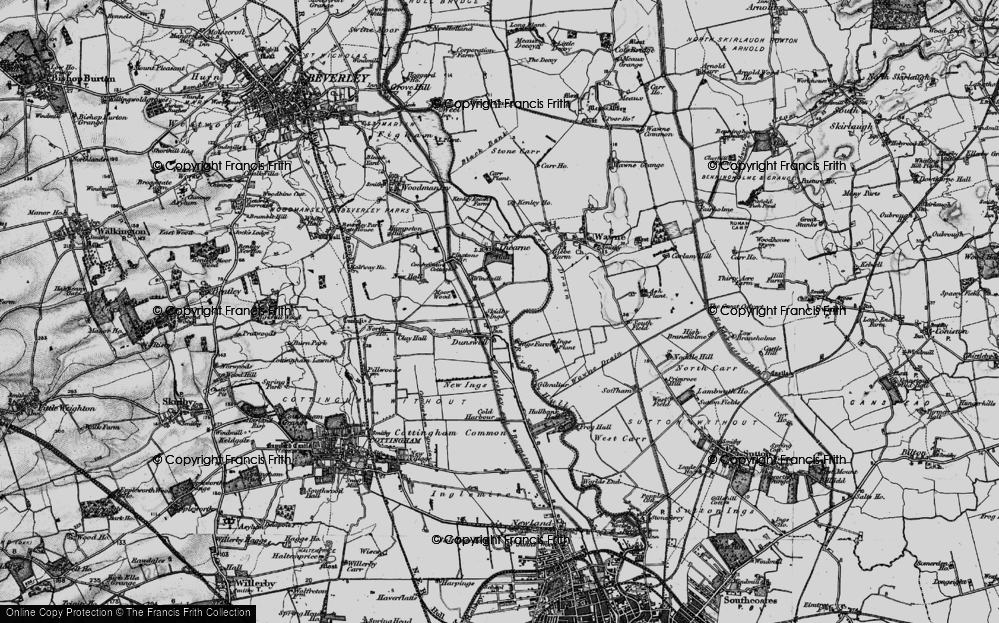 Old Map of Dunswell, 1898 in 1898