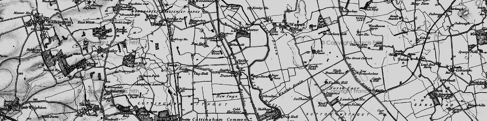 Old map of Dunswell in 1898