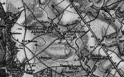 Old map of Duntisbourne Leer in 1896