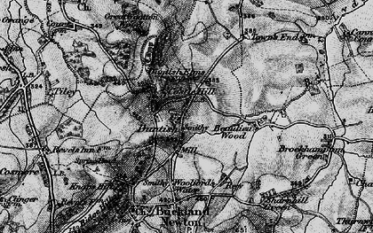 Old map of Duntish in 1898