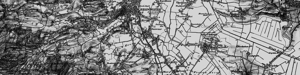 Old map of Dunwear in 1898