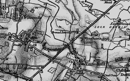 Old map of Durnfield in 1898