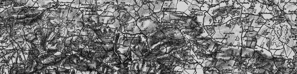 Old map of Durrant Green in 1895