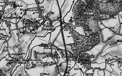 Old map of Dursley in 1898