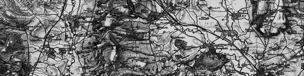 Old map of Wetmore in 1899
