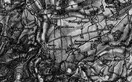 Old map of Dyche in 1898