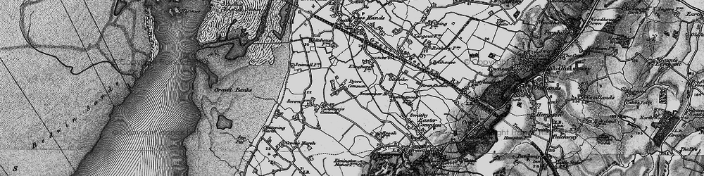 Old map of Dyer's Common in 1898