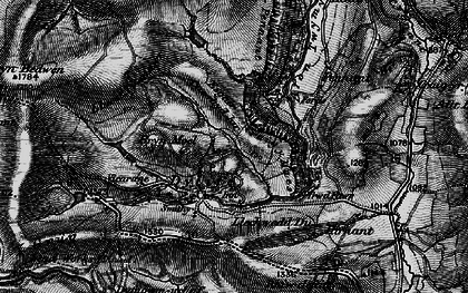 Old map of Bryn y Fedwen in 1899