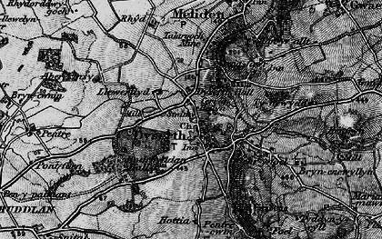 Old map of Aberkinsey in 1898