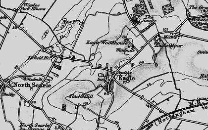 Old map of Eagle Moor in 1899