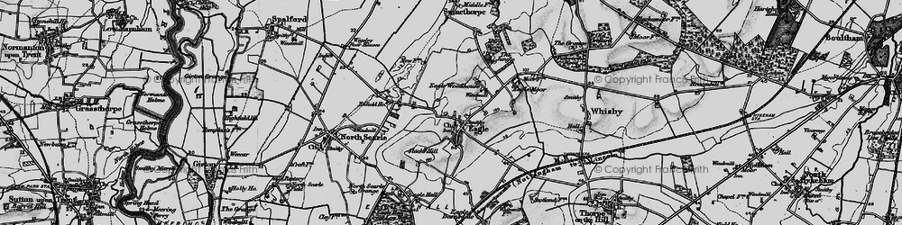 Old map of Eagle in 1899