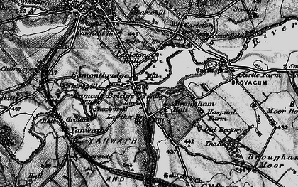 Old map of Eamont Bridge in 1897