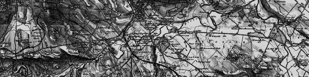 Old map of Eamont Bridge in 1897