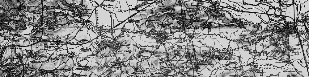 Old map of Eardisland in 1899