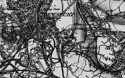 Old map of Earlsheaton in 1896