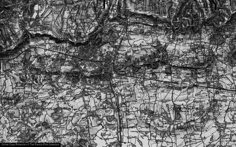 Old Map of Earlswood, 1896 in 1896