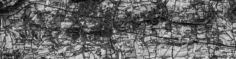 Old map of Earlswood in 1896