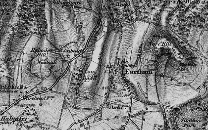 Old map of Eartham in 1895