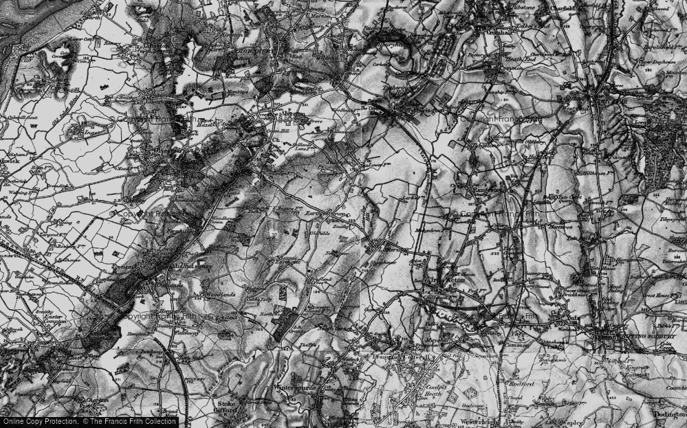 Old Map of Earthcott Green, 1898 in 1898